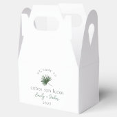 Aangepaste bruiloft welkom in Mexico Bedankdoosjes (Geopend)