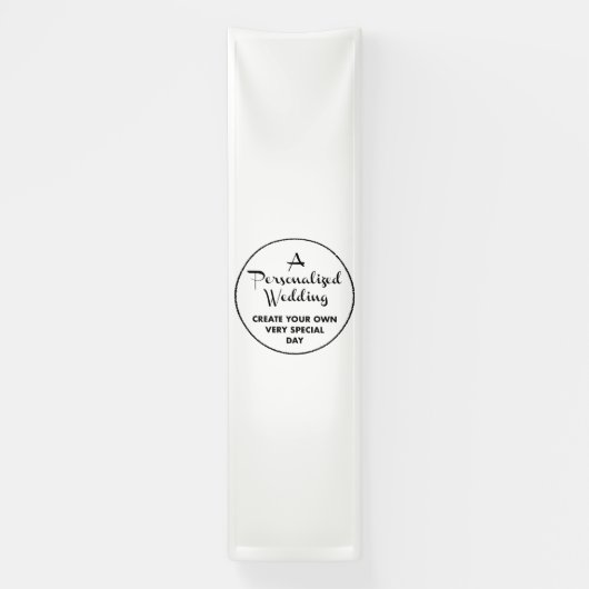 Aangepaste bruiloft Welkom Teken 10'x2.5' Vinyl Ba Spandoek (Verticaal)
