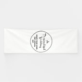 Aangepaste bruiloft Welkom Teken 12 'x 4' Vinyl Ba Spandoek (Horizontaal)
