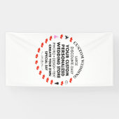 Aangepaste bruiloft welkom teken 8 'x 4' Vinyl Ban Spandoek (Horizontaal)