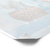 Aangepaste bruiloft welkomstbord met foto van het perfect poster (Hoek)