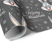 Aangepaste BUGS BUNNY™ Vrolijk kerstfeest Cadeaupapier (Rol Hoek)
