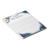 Aangepaste buitenruimte Galaxy Teacher Notitieblok (Schuin)