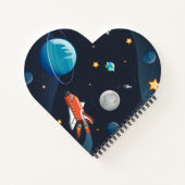 Aangepaste buitenruimtescheidingsas notitieboek (Achterkant)