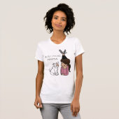 Aangepaste Bulldog Mama T-Shirt (Voorkant volledig)