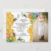 Aangepaste Bumblebee-derde uitnodiging voor thuisd (Voorkant)