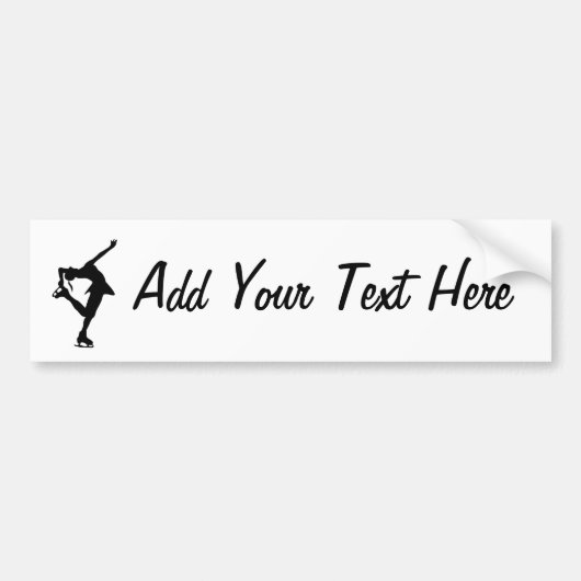 Aangepaste Bumpersticker Skater (Voorkant)