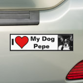 Aangepaste Bumpersticker voor gezelschapsdieren (Op auto)