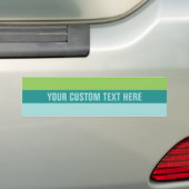 Aangepaste bumpersticker voor Stripes Pattern (Op auto)