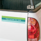 Aangepaste bumpersticker voor Stripes Pattern (Op Truck)