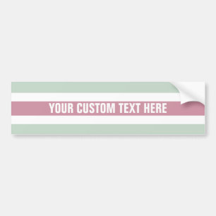 Aangepaste bumpersticker voor Stripes Pattern