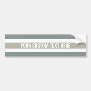 Aangepaste bumpersticker voor Stripes Pattern