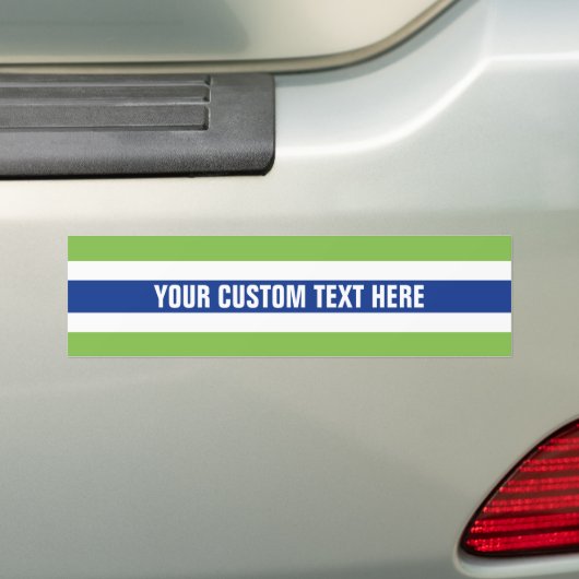 Aangepaste bumpersticker voor Stripes Pattern (Op auto)