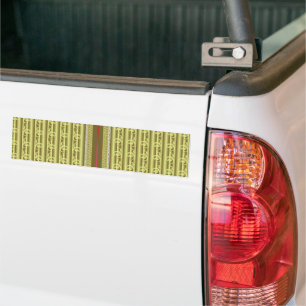Aangepaste bumperstickers Krachtige auto-identit