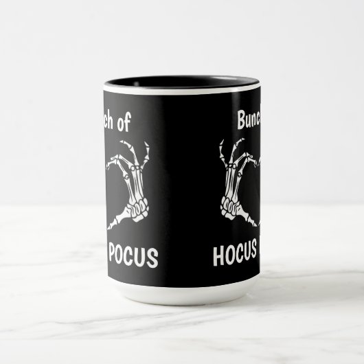 Aangepaste BUNCH VAN HOCUS POCUS Skeleton Hands He Mok (Midden)