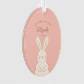 Aangepaste bunnies Pasen Ornament (voorkant)