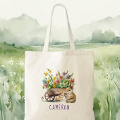 Aangepaste bunnies Pasen Tote Bag