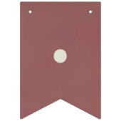 Aangepaste Bunting Banner - Blushing Champagne Wed (Tweede vlag)