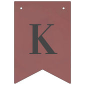 Aangepaste Bunting Banner - Blushing Champagne Wed (Derde vlag)