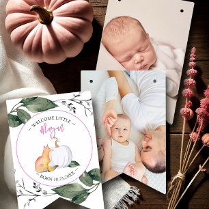 Aangepaste Bunting Banner Sjabloon Herfst Sip en S