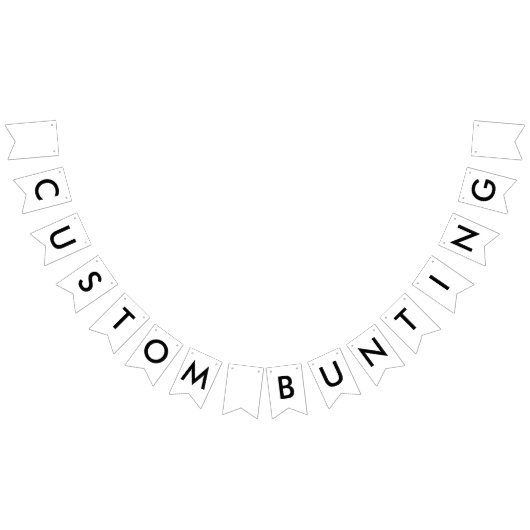 Aangepaste Bunting Banner - Swallowtail (Alle)