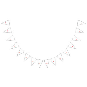 Aangepaste Bunting Flags Foto & feestdecor Vlaggetjes