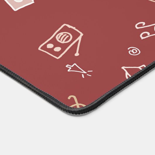 Aangepaste bureaumat (Hoek)