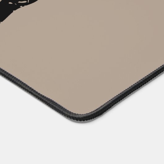 Aangepaste bureaumat met  varkenssilhouet (Hoek)