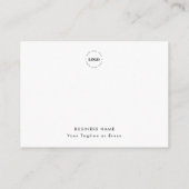 Aangepaste Business Event RSVP QR Code Logo Websit Informatiekaartje (Achterkant)
