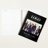Aangepaste Business Logo Company Team Fotokalender Planner (Display)