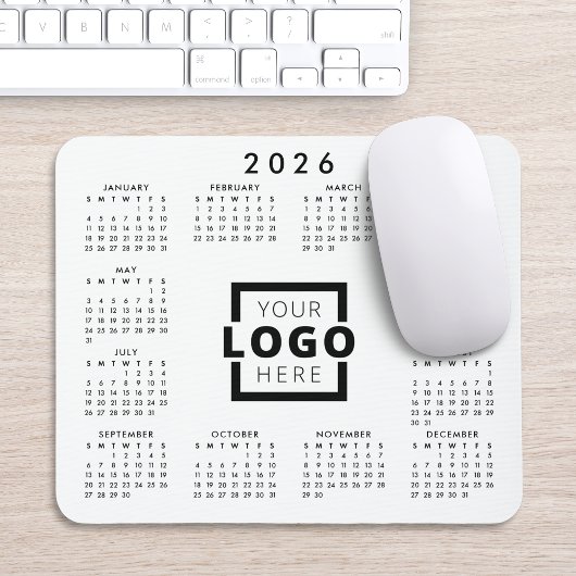 Aangepaste Business Logo Corporate 2026-agenda Muismat