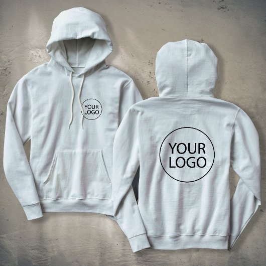 Aangepaste Business Logo Medewerker Personeel | vo Hoodie