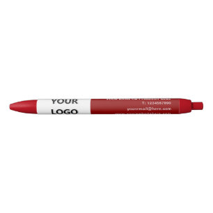 Aangepaste Business Logo Name Info Pen - Uw kleure