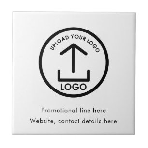 Aangepaste Business Logo Tekst Promotionele Profes Tegeltje
