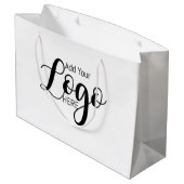 Aangepaste Business logo Waardering van medewerker Groot Cadeauzakje (Achterkant Gekanteld)