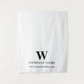 Aangepaste Business Table Runner Banner Elegant Wi Wandkleed (Voorkant)