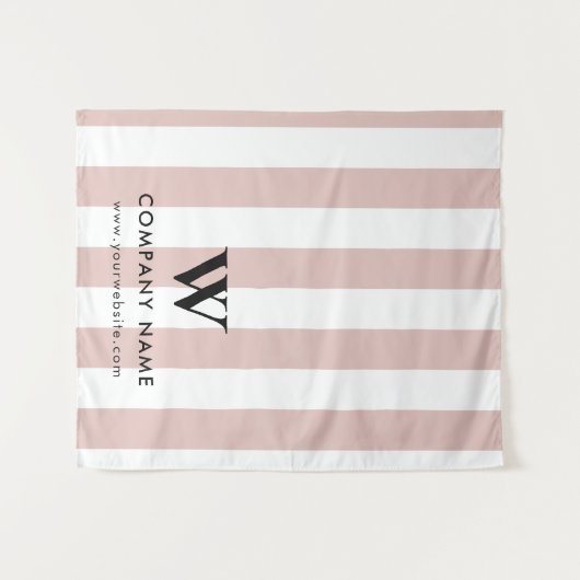 Aangepaste Business Table Runner Banner Modern Pin Wandkleed (Voorkant (horizontaal))