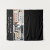 Aangepaste Business Table Runner Banner Onroerend  Wandkleed (Voorkant (horizontaal))