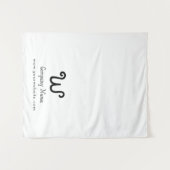 Aangepaste Business Table Runner Banner White Craf Wandkleed (Voorkant (horizontaal))