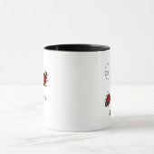 Aangepaste Busy Bumblebee en Ladybird Mok (Midden)