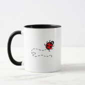 Aangepaste Busy Bumblebee en Ladybird Mok (Links)