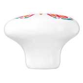 Aangepaste Butterfly-naam keramische knop (Zijkant)