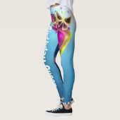 Aangepaste Butterfly & Snowflake Verjaardag Queen  Leggings (Links)