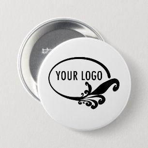Aangepaste Button Pin met Business Logo Promotiona