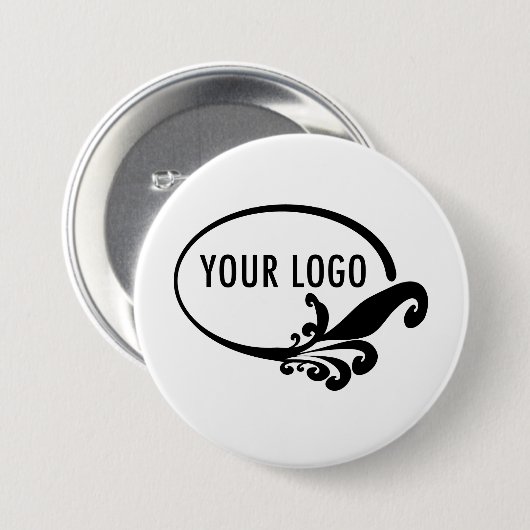 Aangepaste Button Pin met Business Logo Promotiona (Voorkant /achterkant)