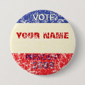 Aangepaste Button Retro Campaign (Voorkant)