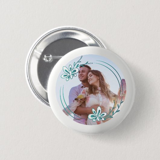 Aangepaste Button voor fotobruiloft (Voorkant /achterkant)