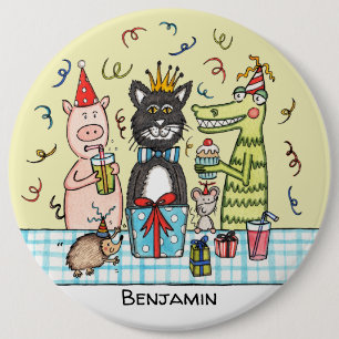 Aangepaste Button voor gezelschapsdieren