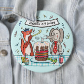 Aangepaste Button voor kalveren vogeldagverblijf (In situ)