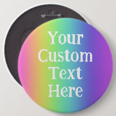 Aangepaste Button voor regenboog (Voorkant /achterkant)